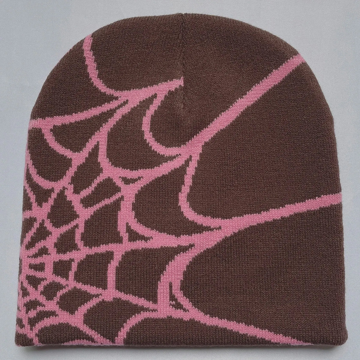 Unisex Y2K Web Knit Beanie Winter Warm Geometric Skull Cap for Outdoor Activities Skiing Sports & Casual Wear | Thomler