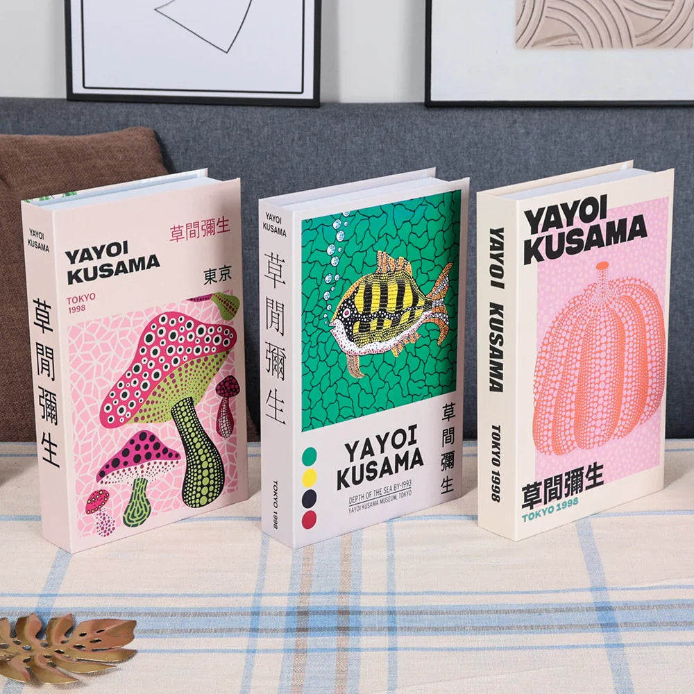 Decorative Faux Books Cardboard Foldable Set Of 3 Living Room Coffee Table Styling Bookshelf Display Interior Decor | Thomler