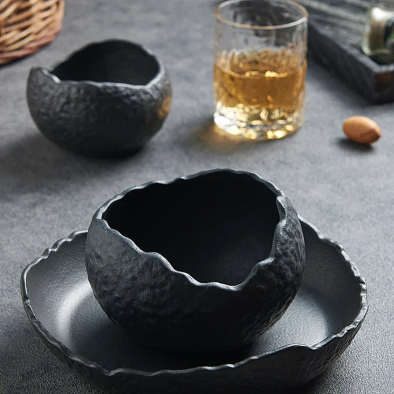Ceramic Bowl Fine Porcelain 7.9 in Modern Dining Dessert Snack Serving Dish | Thomler