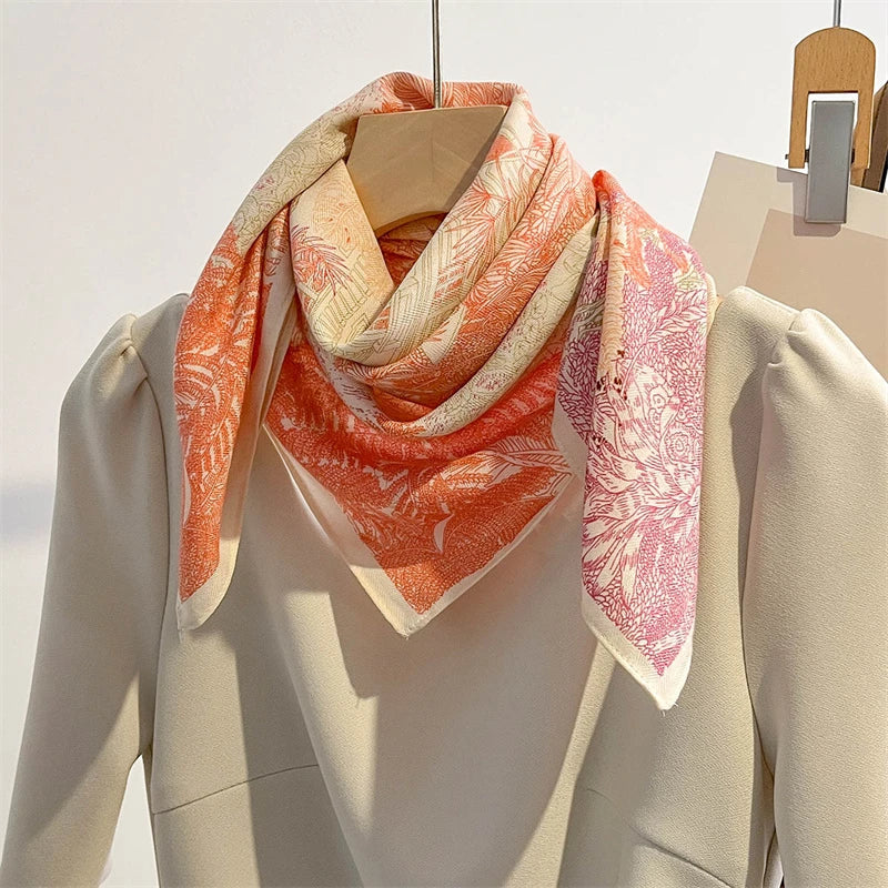Lightweight Bandana Square Headscarf for Women – Versatile Neck & Hair Wrap in Printed Designs | Thomler