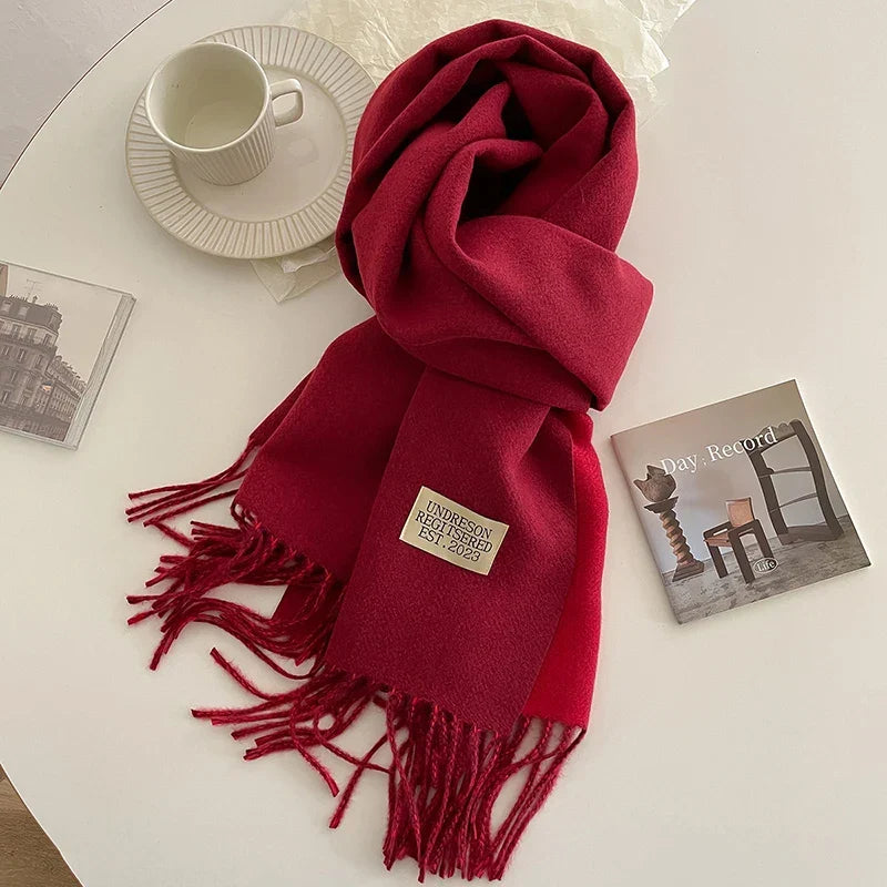 Unisex Cashmere-Blend Scarf – Cozy Winter Wrap for Everyday Wear & Cold Weather Protection | Thomler