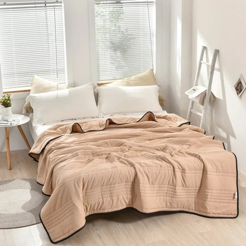 Cooling Weighted Blanket for Hot Sleepers – Breathable Summer Sleep Comforter for Adults & Teens | Thomler