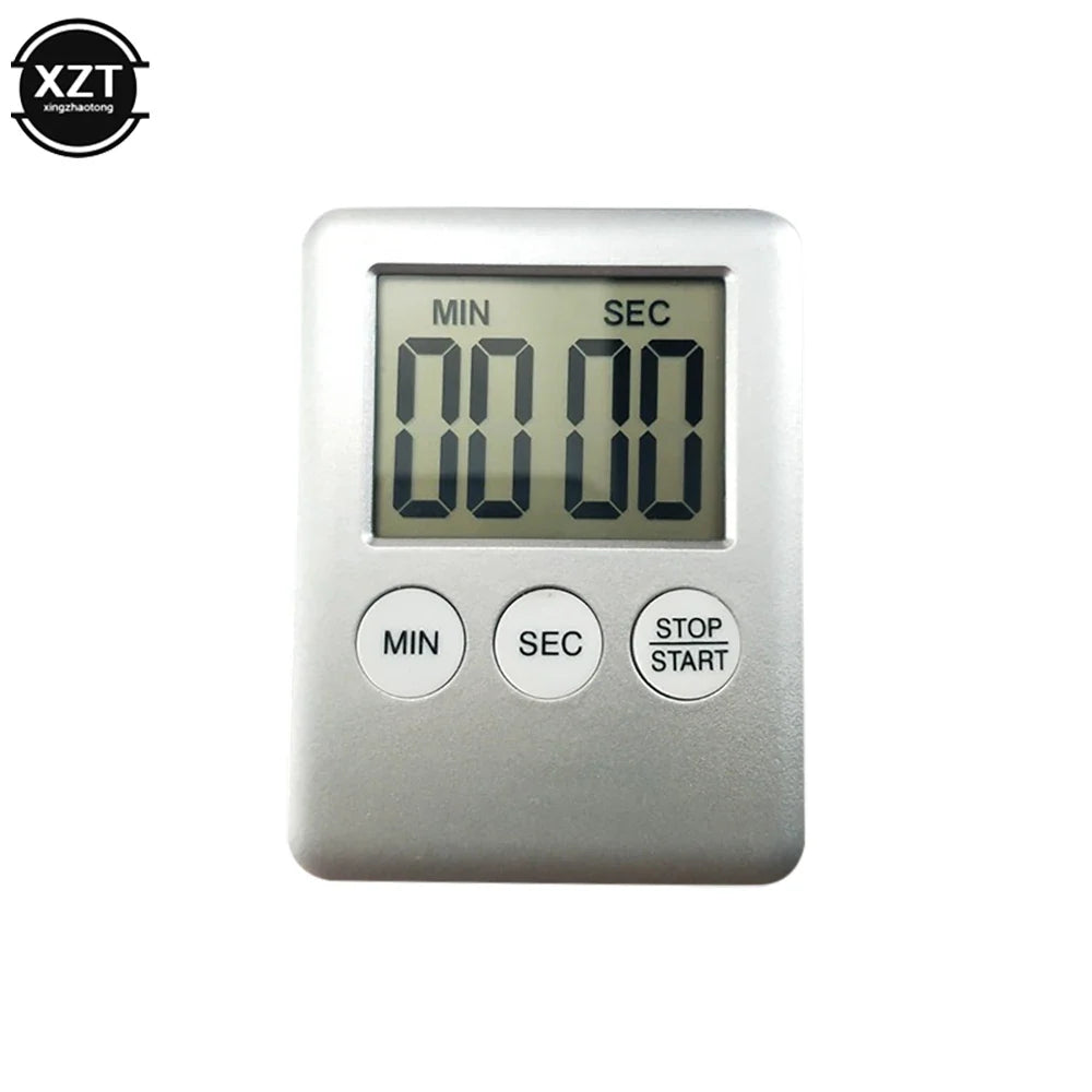 Digital Kitchen Timer Magnetic LCD 7.0 cm Compact Cooking Countdown Clock Focus Timer For Kitchen Sports Study | Thomler