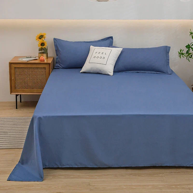 100% Linen Duvet Cover Set – Temperature-Regulating Breathable Bedding for All Seasons – Twin Full Queen King – Light Green White Blue Red | Thomler
