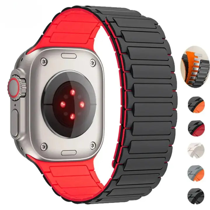 Stretchy Magnetic Sport Watch Strap with Quick-Adjust Fit for 38/40/41mm & 42/44/45/46/49mm Smartwatch Models | Thomler