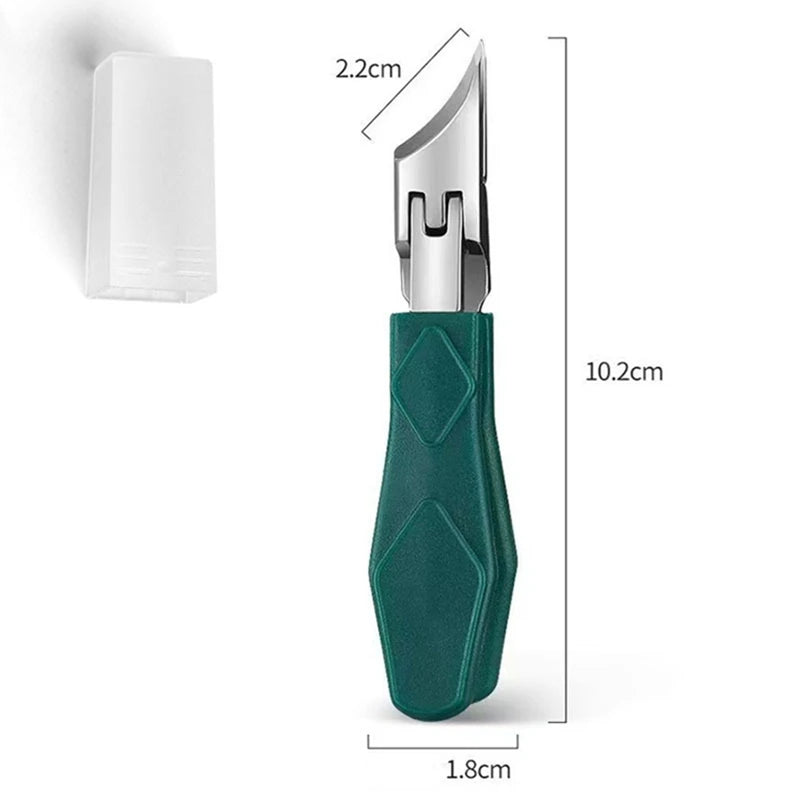Heavy-Duty Toenail Clippers for Thick & Ingrown Nails – Angled Blade, Stainless Steel Construction for Podiatrist-Level Results | Thomler