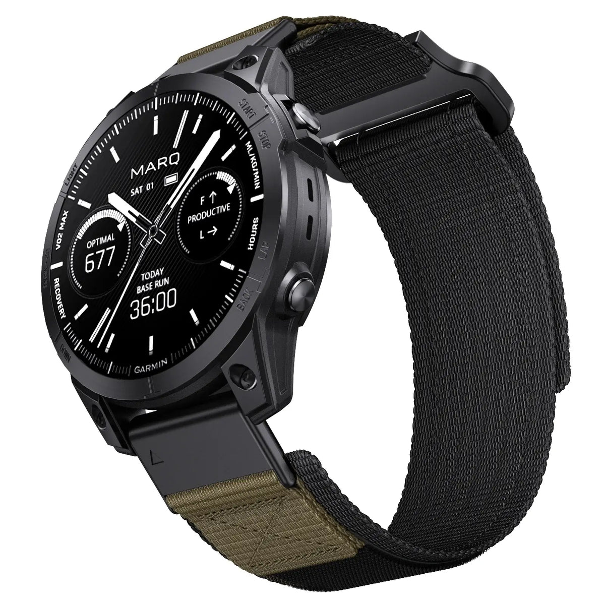Woven Nylon Watch Band for Smartwatches – Quick-Release Strap with Adjustable Closure, Breathable Sport Band for Fitness & Everyday Wear | Thomler