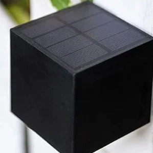 Compact Solar-Powered Wall Sconce for Outdoor Fence & Patio Lighting | Thomler