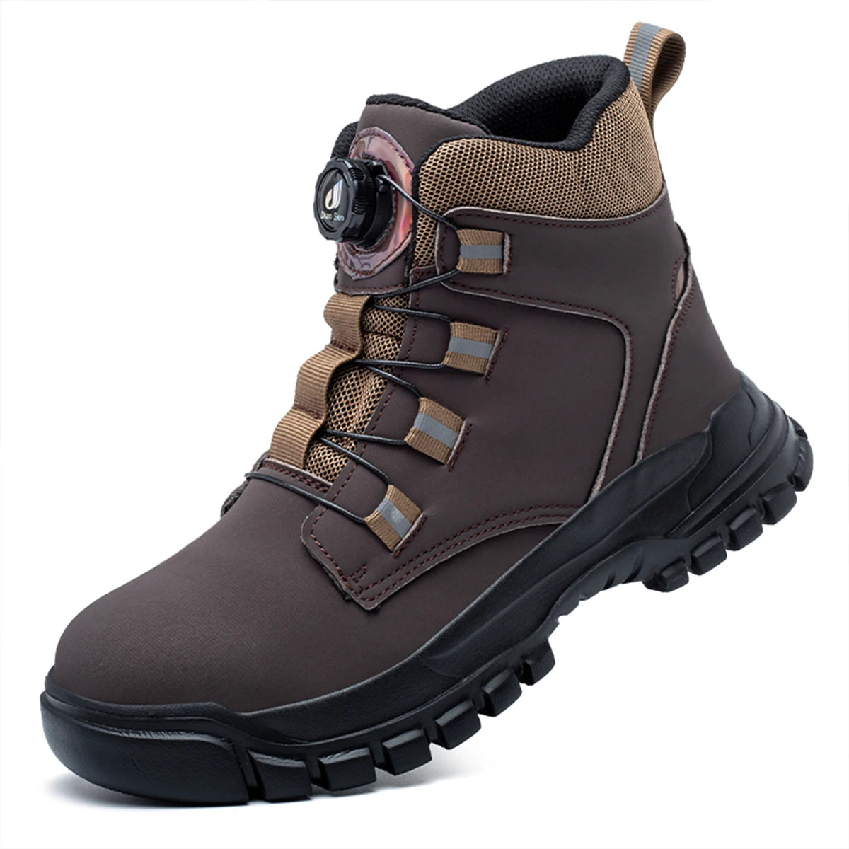 Waterproof Work Boots for Men – Reinforced Safety Toe Cap Anti-Puncture Protection Construction Footwear Industrial Ankle Boots | Thomler
