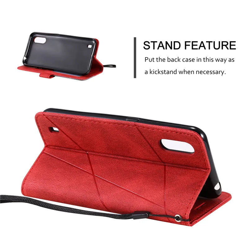 Magnetic Flip Wallet Case for Samsung Galaxy A Series — Premium PU Leather with Card Slots & Secure Closure | Thomler