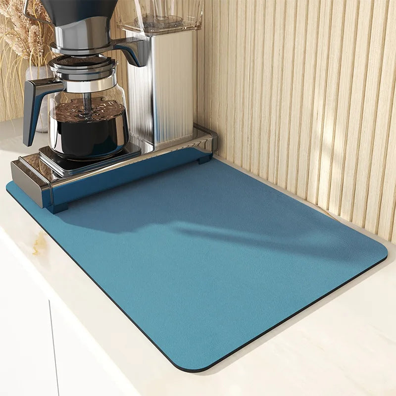 Microfiber Kitchen Mat Non-Slip Water Absorbent Runner for Sink Floor Stove Area Home 20x24 Inch Fast Dry Washable | Thomler