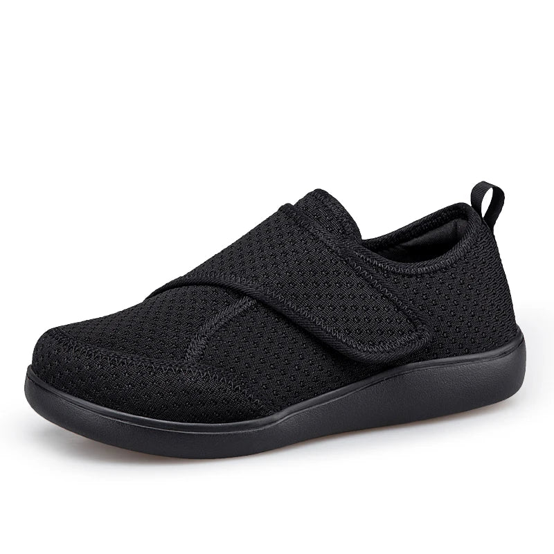 Extra-Wide Orthopedic Walking Shoes with Hook-and-Loop Closure for Swollen Feet, Bunions & Comfort Support | Thomler