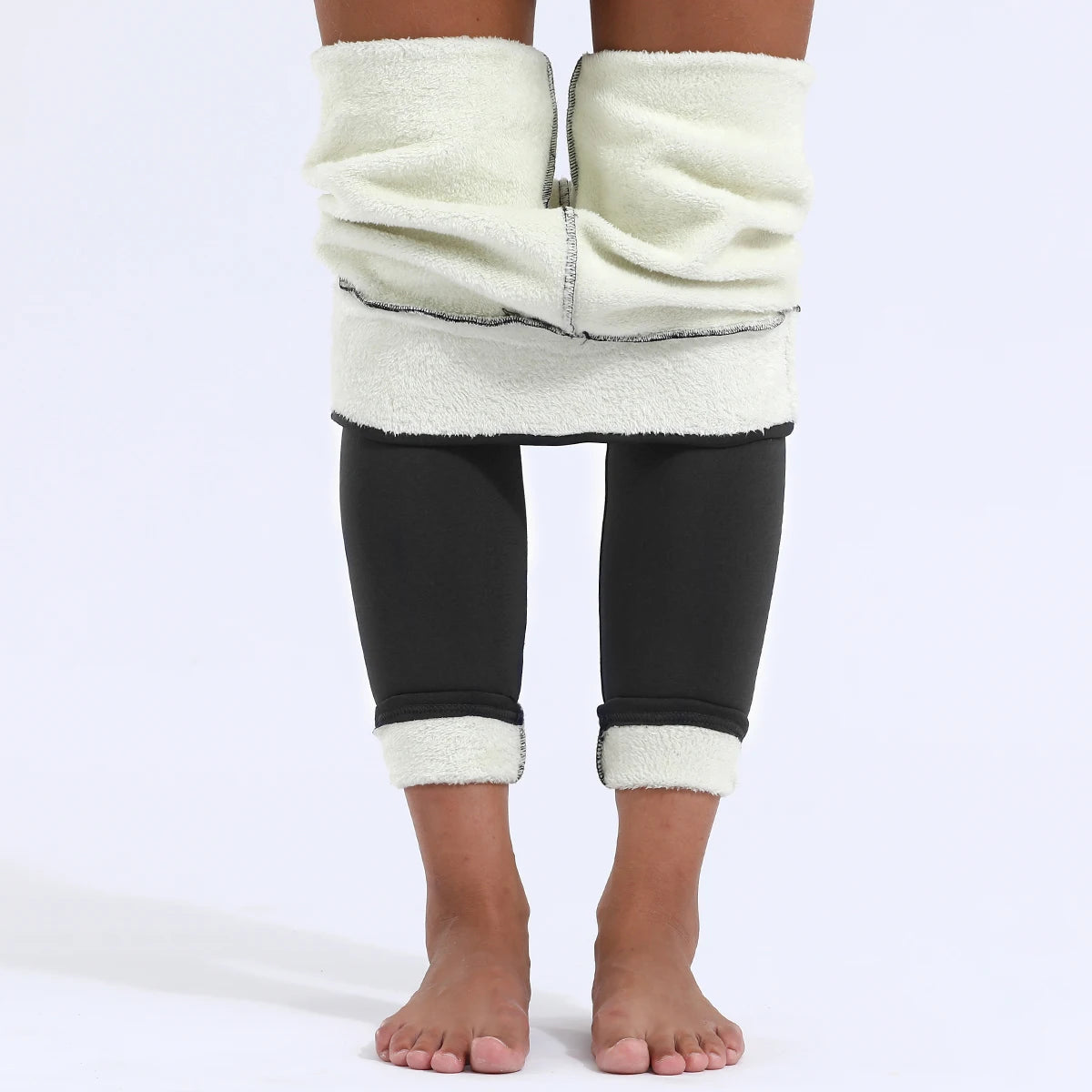 High-Waisted Fleece-Lined Leggings for Women – Thermal Insulated Tights for Cold Weather | Thomler
