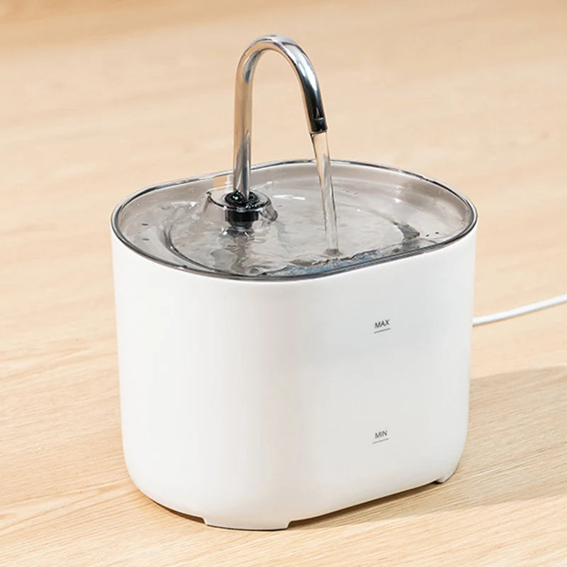 Stainless Steel Spout Pet Drinking Fountain with Filtration System for Cats and Dogs | Thomler