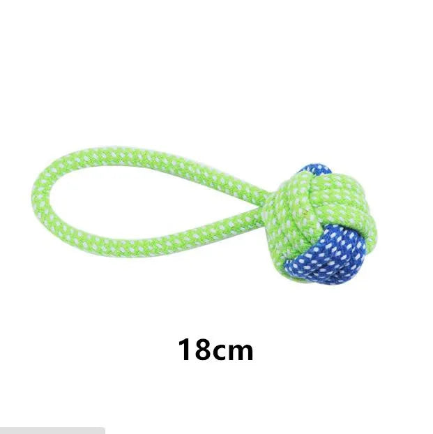 Cotton Rope Dog Chew Toys – Interactive Tug Balls for Puppies & Dogs – Dental Cleaning Play Set for Small to Medium Pets | Thomler