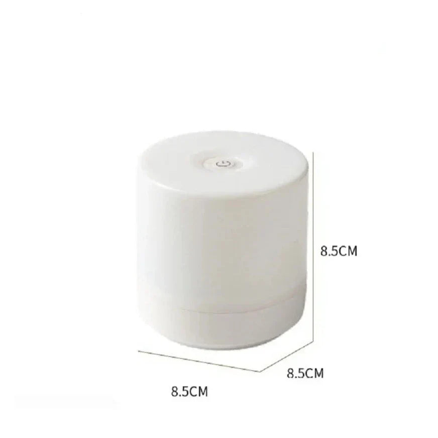 Table Lamp ABS 8.5 cm White USB Dimmable Bedroom Bedside Touch Night Light | Thomler