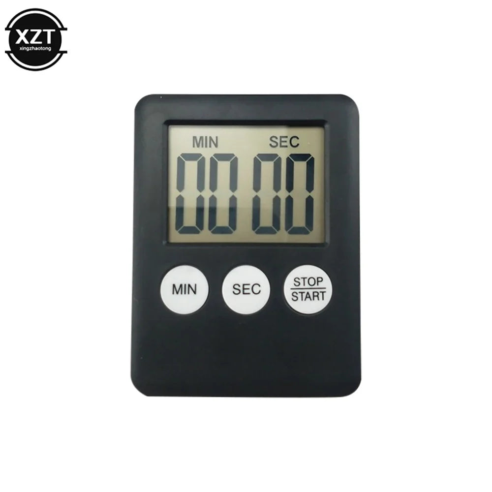 Digital Kitchen Timer Magnetic LCD 7.0 cm Compact Cooking Countdown Clock Focus Timer For Kitchen Sports Study | Thomler