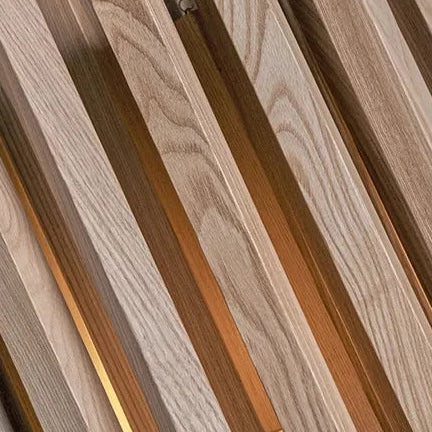 Sculptural Timber Ring Chandelier with Integrated LED – Modern Japanese-Inspired Design for Dining Room & Bedroom | Thomler