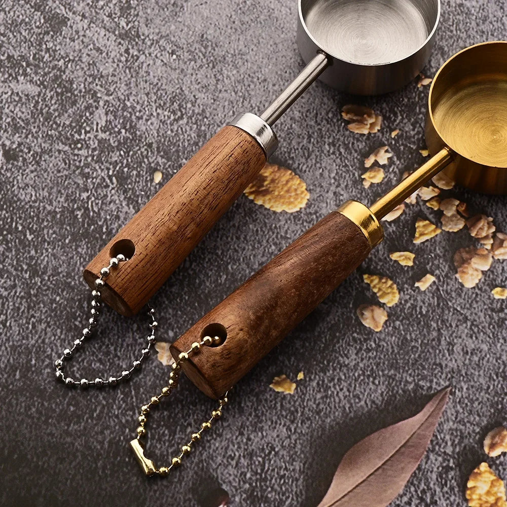 Measuring Spoon Set Stainless Steel 8-Piece Rustic Kitchen Baking Tools | Thomler