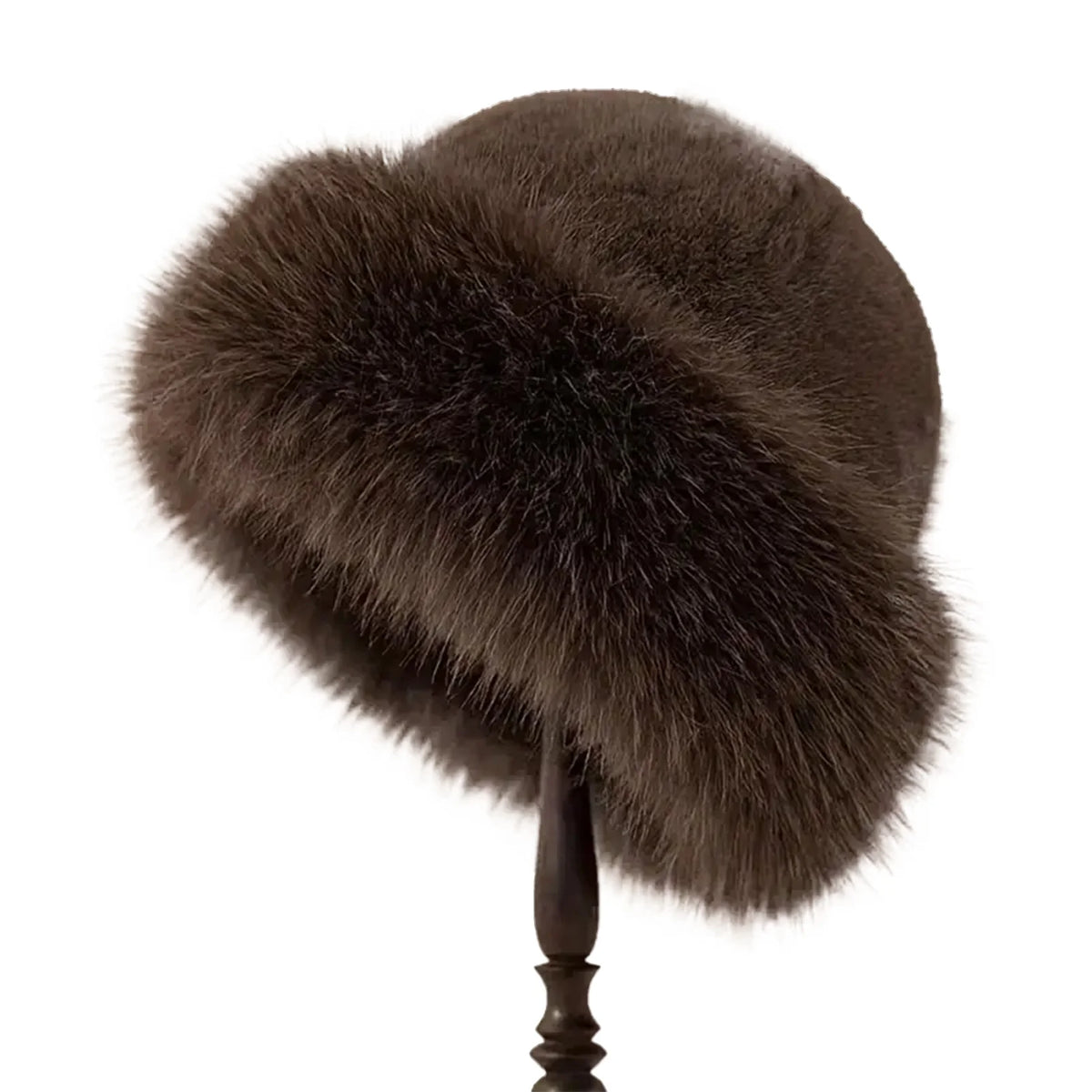 Faux Fur Trapper Hat for Women – Windproof Ear Flaps, Thick Fleece Lining for Skiing, Snowboarding & Winter Sports | Thomler
