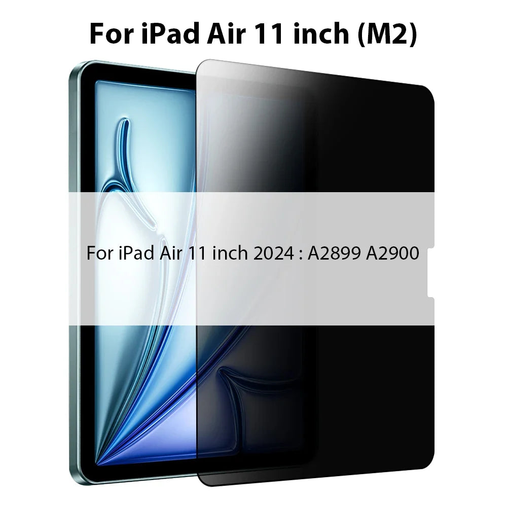 Anti-Spy Tempered Glass iPad Shield – Privacy Viewing Angle Control Screen Guard | Thomler