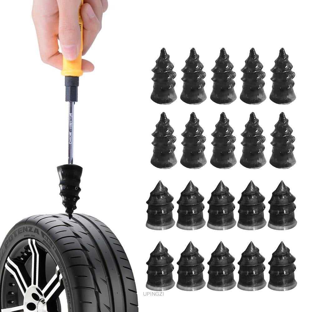Tubeless Tire Repair Screws for Cars, Trucks & Motorcycles – Professional Rubber Plugs for Puncture Repair | Thomler