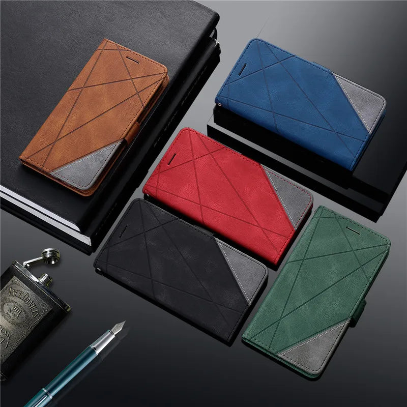Magnetic Flip Wallet Case for Samsung Galaxy A Series — Premium PU Leather with Card Slots & Secure Closure | Thomler
