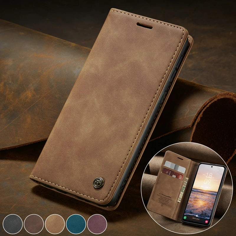 Luxe Flip Portemonnee Magnetische Case Voor Samsung galaxy S26 S25 S22 S21 Ultra S23 plus A33 A53 5G lederen Cover Voor A22 A14 A54 A56