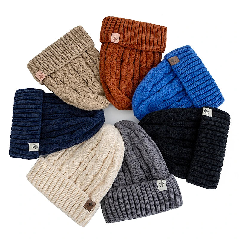 Acrylic Knit Beanie Hat for Men & Women – Warm Skull Cap for Cold Weather, Casual Everyday Use – One Size Fits Most | Thomler