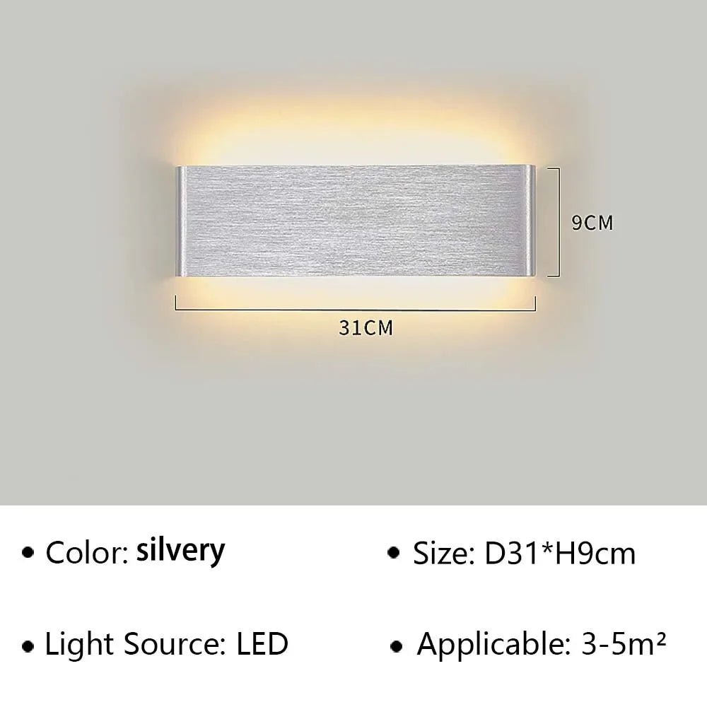 Contemporary LED Wall Light Fixture – Minimalist Design for Bedroom, Hallway & Bathroom | Thomler