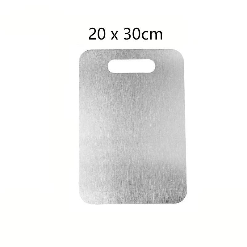 Professional 316 Alloy Prep Surface for Home Cooking, Dual-Use Design, Four Sizes, Heat-Resistant & Wipe-Clean Metal Workspace, Countertop | Thomler