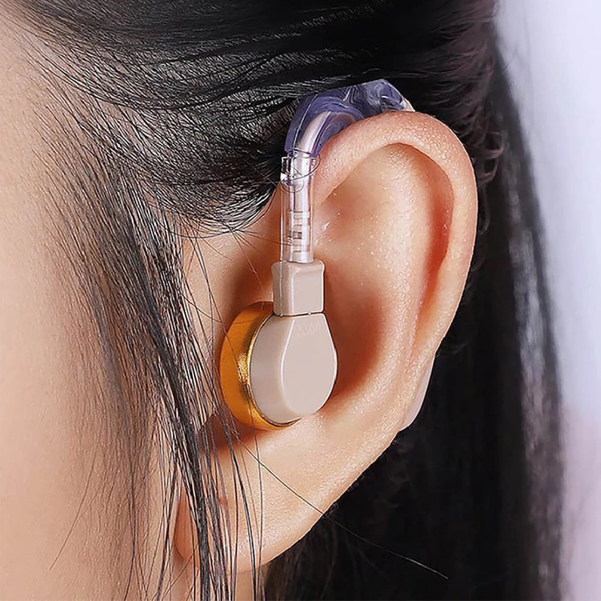 Personal Sound Amplifier Behind-the-Ear with Volume Control & Feedback Reduction for Adults & Seniors | Thomler