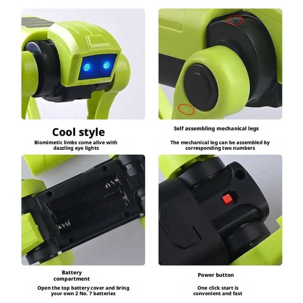 Build-It-Yourself Walking Robot Dog for Kids – LED Eyes, STEM Learning Project, Ages 8+ | Thomler