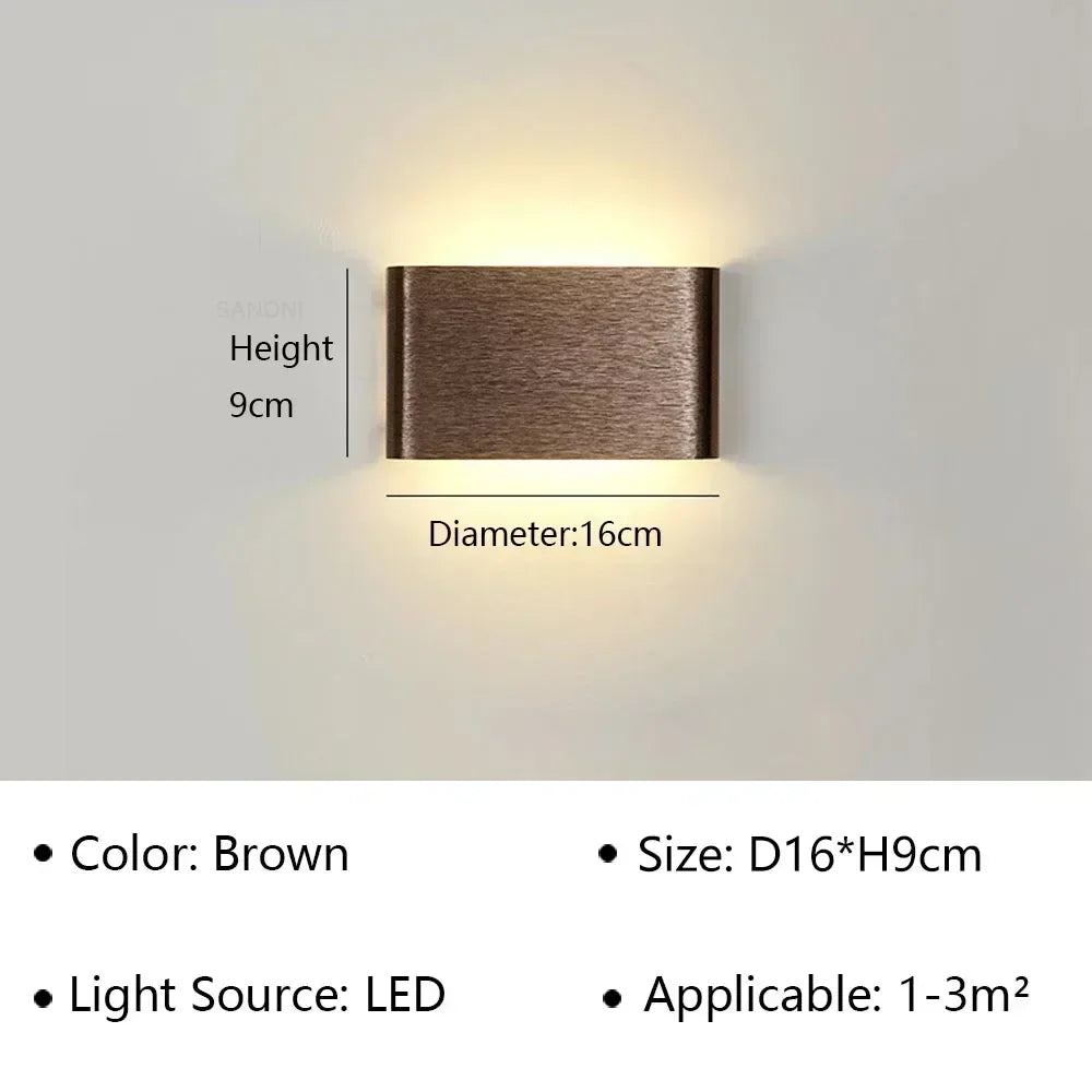 Contemporary LED Wall Light Fixture – Minimalist Design for Bedroom, Hallway & Bathroom | Thomler