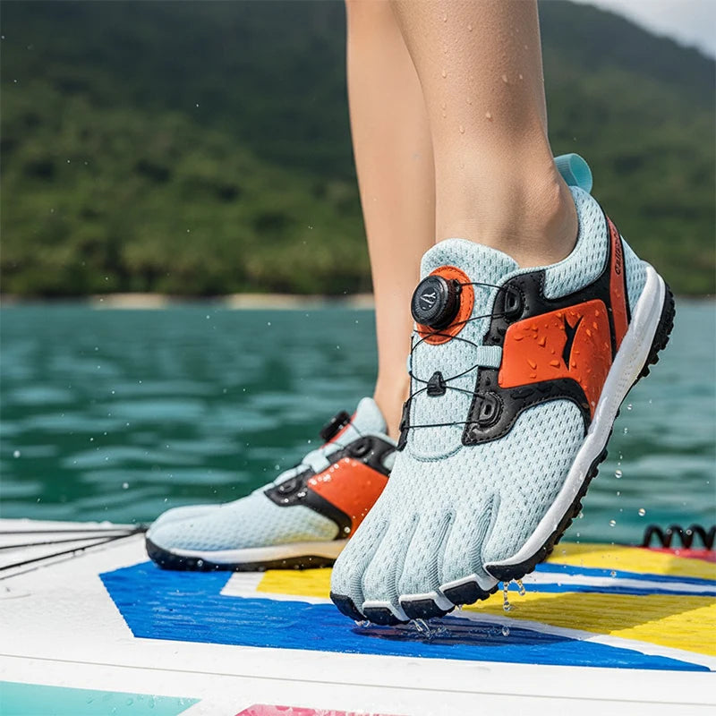 Knit Toe Sneakers for Men & Women – Lightweight Zero-Drop Running Shoes for Trail Hiking & Everyday Wear | Thomler