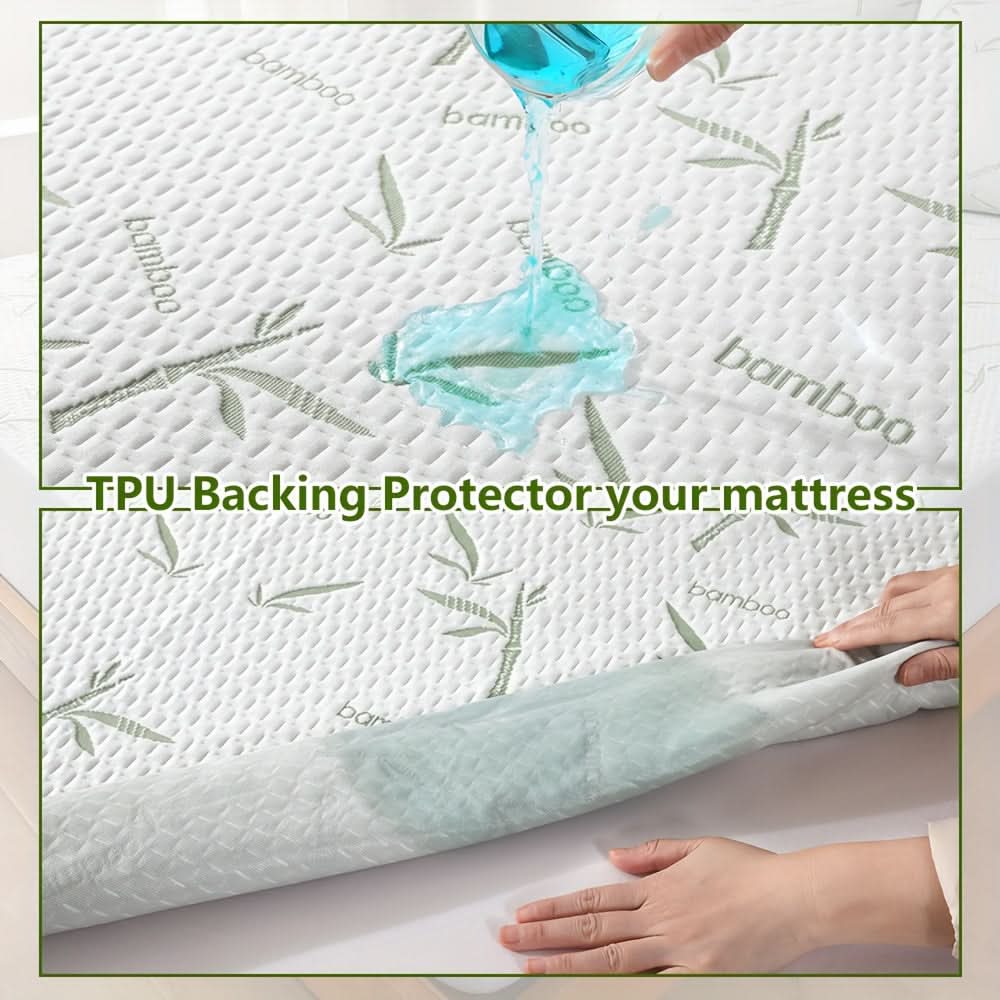 Cooling Bamboo Fitted Sheet – Temperature-Regulating Summer Sleep Topper for Hot Sleepers | Thomler
