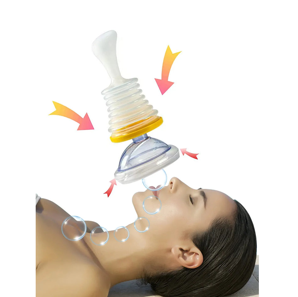 Manual Airway Relief Device with Reusable Masks for Adults & Kids | Thomler