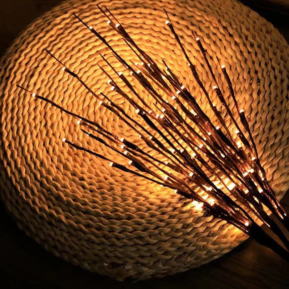 Decorative Willow LED Branch 27 in Battery-Powered Indoor Outdoor Fairy Lights | Thomler