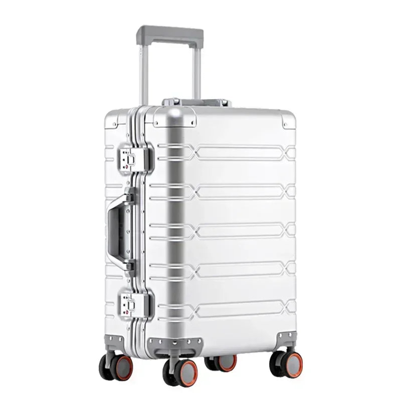 Hardshell Spinner Suitcase Aluminum-Magnesium TSA Lock 360° Wheels Travel Luggage Carry-On for Business Trips Vacations | Thomler