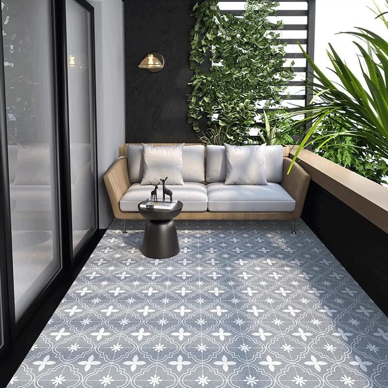Waterproof Indoor Outdoor Floor Mat Anti-Slip PVC Vinyl Runner for Kitchen Entry Hallway Living Room Non-Skid Washable Rug | Thomler