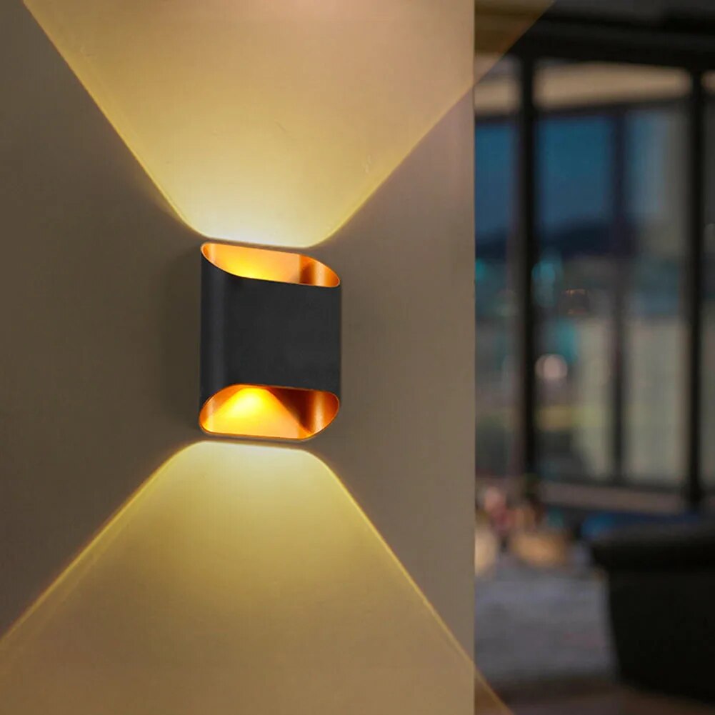 LED Outdoor Wall Sconce Weatherproof Up Down Light Aluminum Fixture for Patio Entry Garage Commercial Exterior Lighting | Thomler