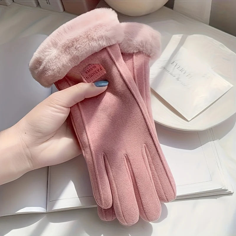 Insulated Touchscreen Winter Gloves – Windproof Fleece-Lined Cold Weather Hand Warmers for Women & Men | Thomler
