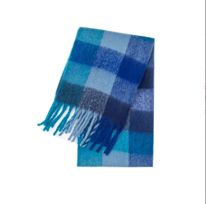 Rainbow Cashmere Winter Scarf – Soft & Warm Oversized Shawl Wrap for Women | Thomler