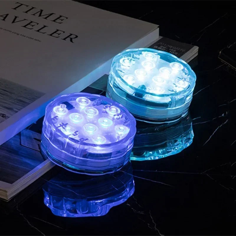 Submersible Pool Light with 16-Color Remote Control – Waterproof LED Accent Lighting for Pools & Spas | Thomler