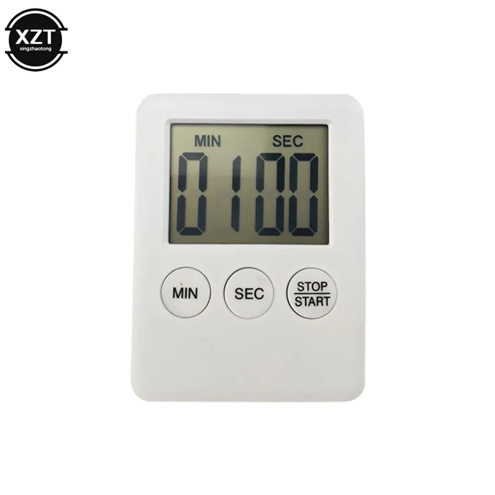 Digital Kitchen Timer Magnetic LCD 7.0 cm Compact Cooking Countdown Clock Focus Timer For Kitchen Sports Study | Thomler