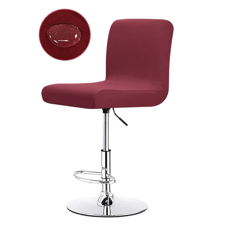 Stretch Bar Stool Cover | Universal Fit Chair Slipcover for Kitchen Counter Stools, Dining Room & Home Bar Seating Protection | Waterproof | Thomler