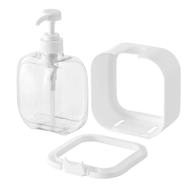 Soap Dispenser ABS Plastic 10.6 oz Minimalist Bathroom Kitchen Nordic Style Modern Pump Bottle | Thomler