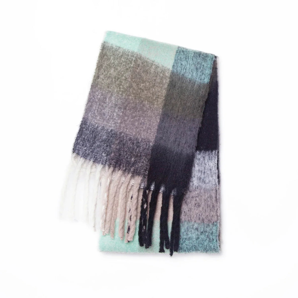 Rainbow Cashmere Winter Scarf – Soft & Warm Oversized Shawl Wrap for Women | Thomler