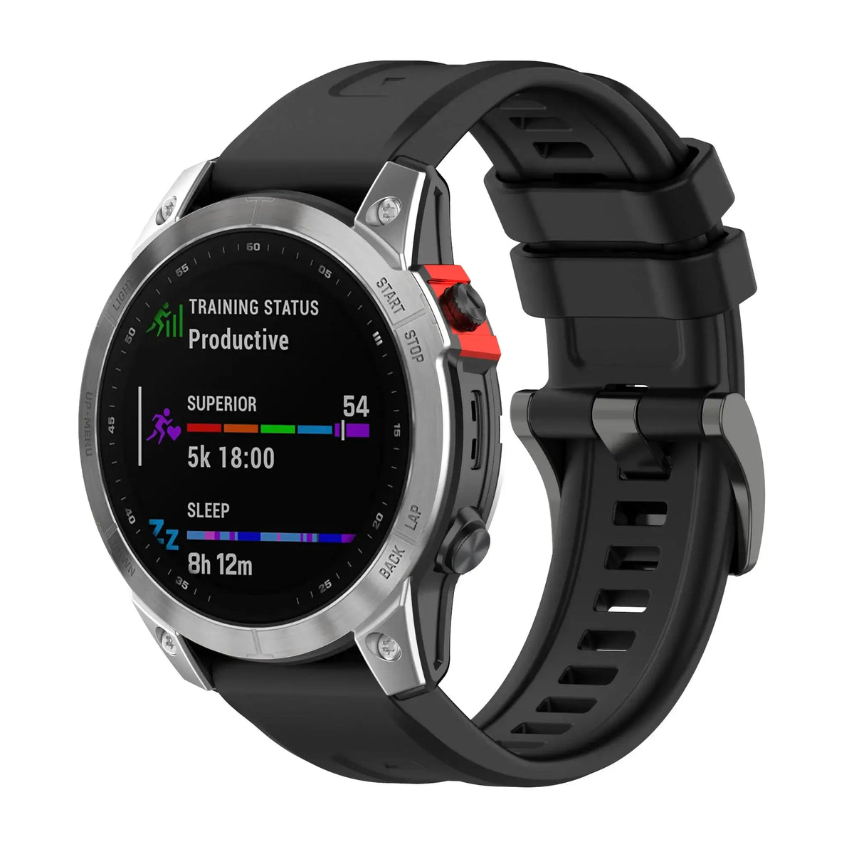 Silicone Fitness Watch Strap Replacement Band Compatible with Fenix, Instinct & Venu | Quick-Release Pin | Sweat-Resistant | For Outdoor | Thomler
