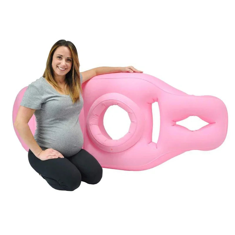 Inflatable Maternity Support Pillow for Pregnancy & Postpartum Relief – Full Body Cushion for Sleep, Yoga & Back Pain | Thomler